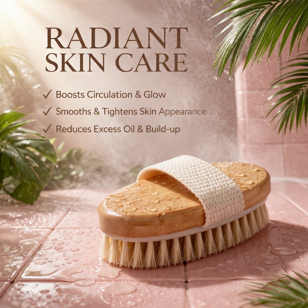 2-in-1 Body Brush for Dry Brushing & Cellulite Relief