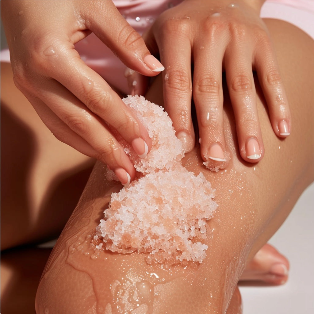 Pink Himalayan Salt Body Scrub – Exfoliate, Whiten & Glow 200g