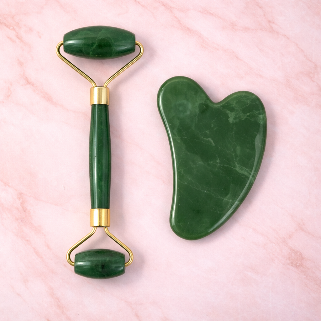 Face Roller & Gua Sha — Skin Sculpting Set