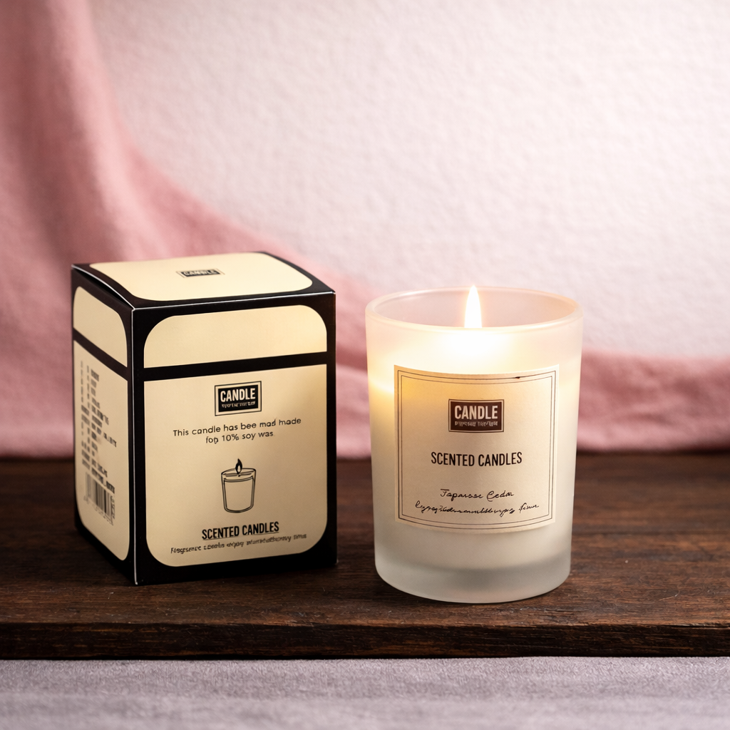 Aromatherapy Scented Candle – Home & Bedroom Fragrance