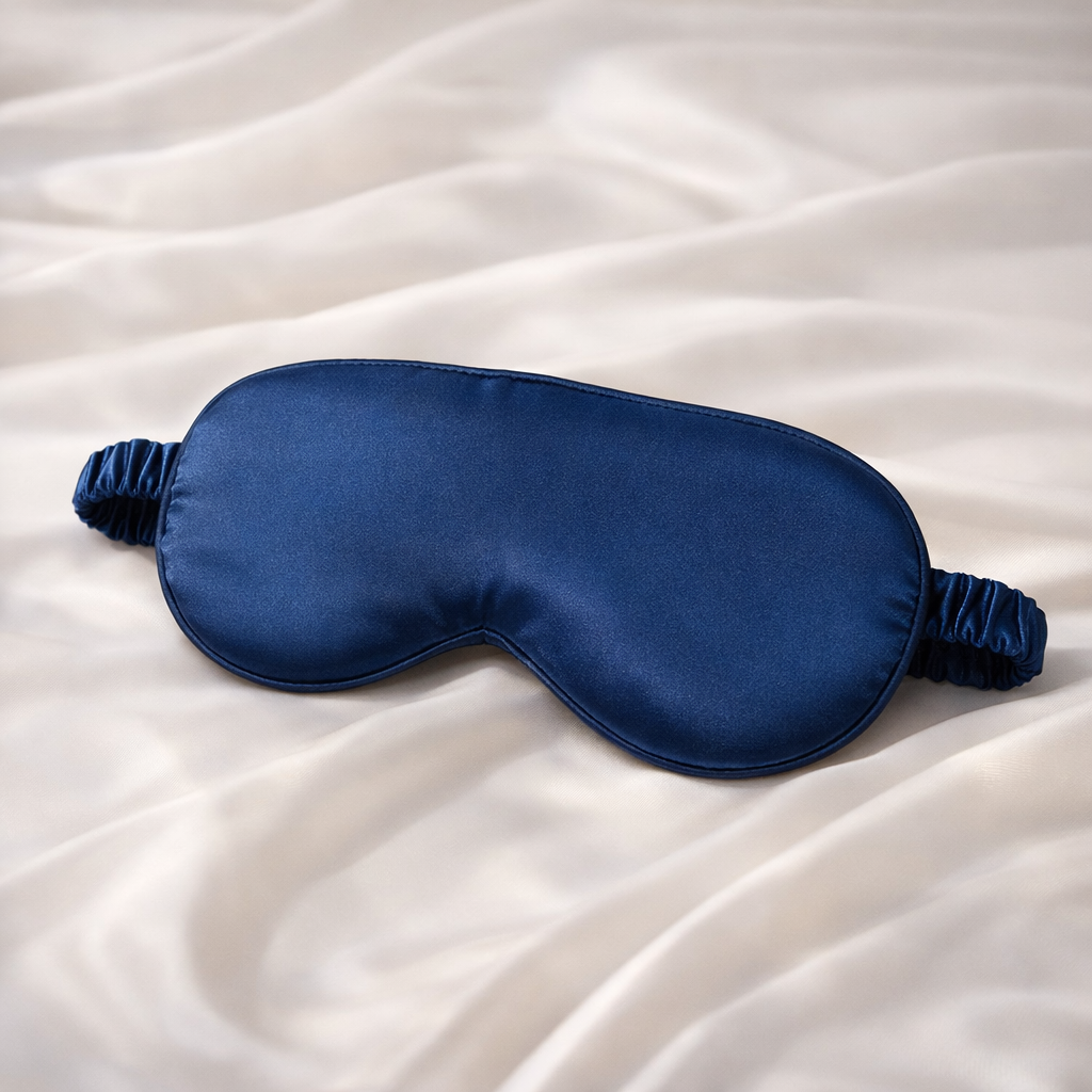 Silk Feel Sleep Eye Mask – Soft Blackout Night Mask for Women