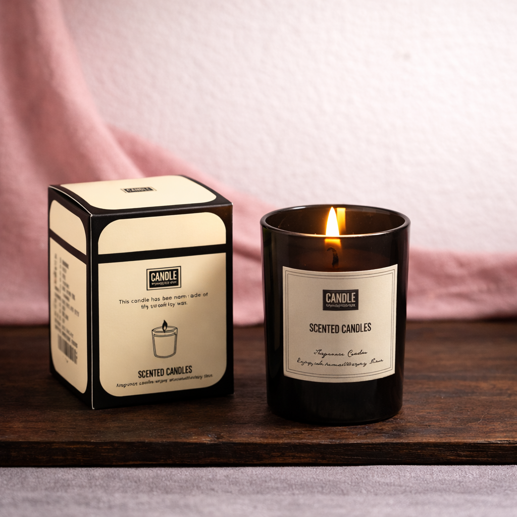 Aromatherapy Scented Candle – Home & Bedroom Fragrance