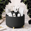 Spinning Makeup Tower – Rotating Organizer for Skincare, Brushes & Cosmetics