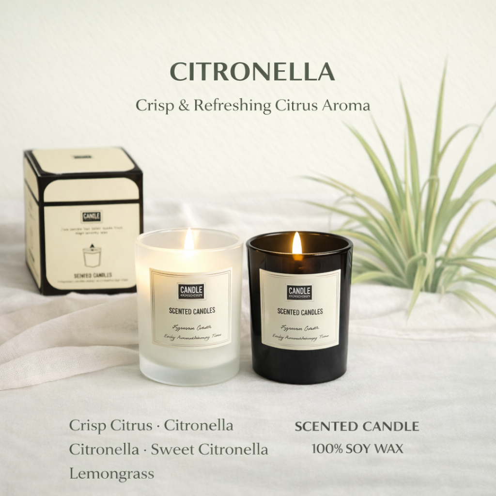 Aromatherapy Scented Candle – Home & Bedroom Fragrance