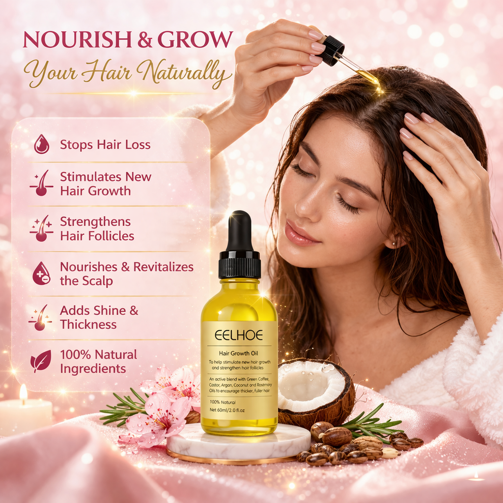 RootNourish™ Rosemary Hair Growth Oil — Natural Scalp Treatment