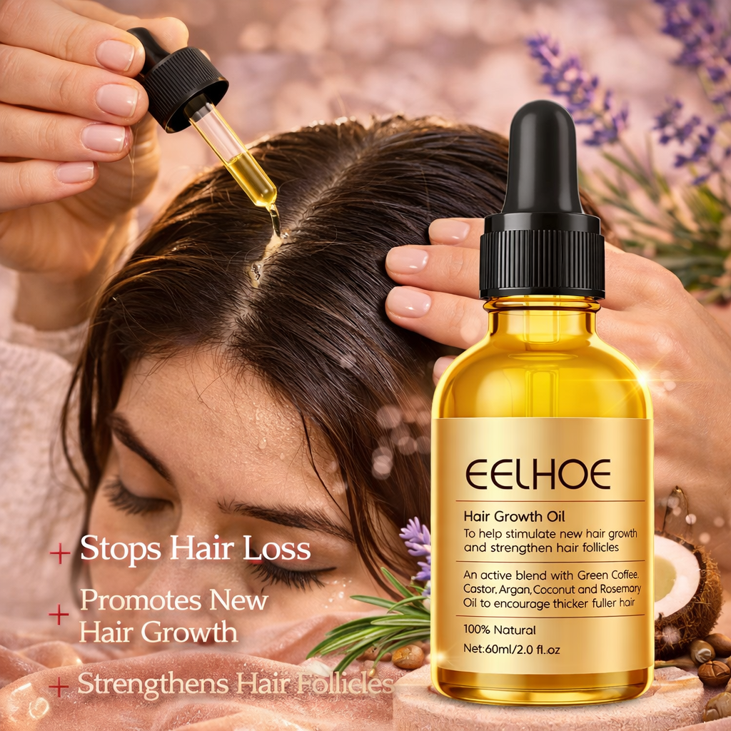RootNourish™ Rosemary Hair Growth Oil — Natural Scalp Treatment