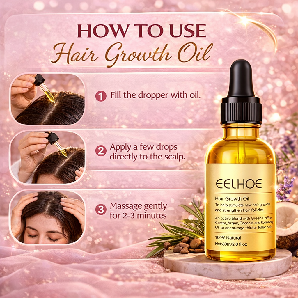 RootNourish™ Rosemary Hair Growth Oil — Natural Scalp Treatment