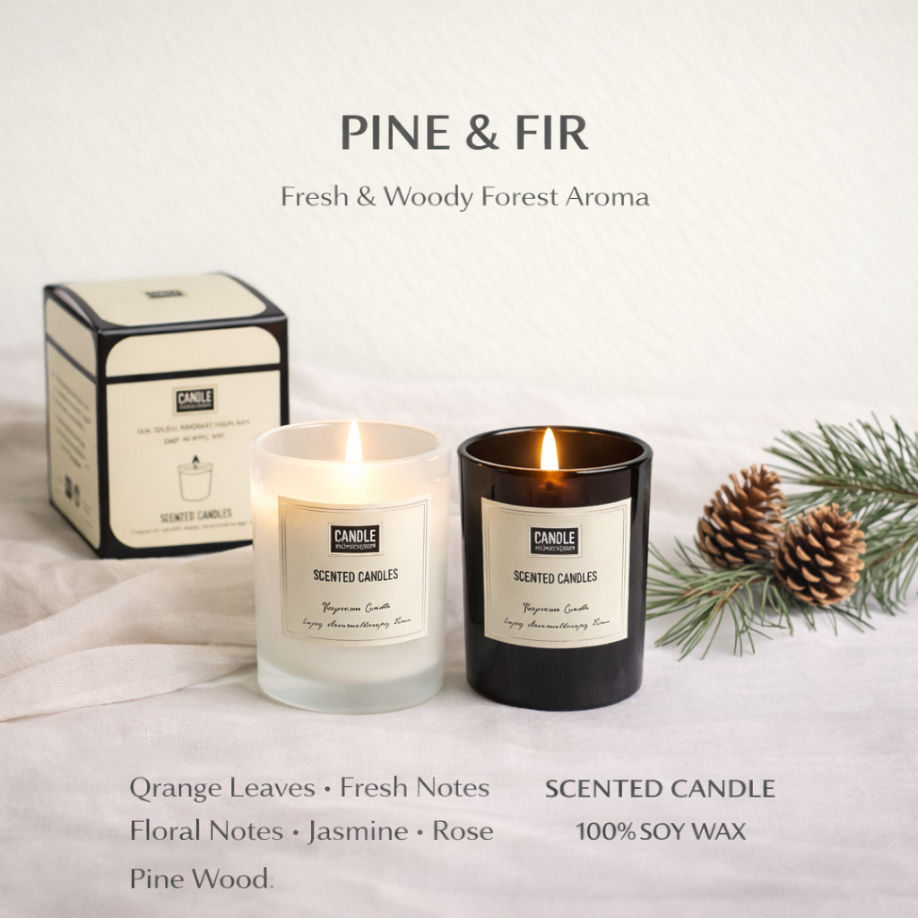 Aromatherapy Scented Candle – Home & Bedroom Fragrance