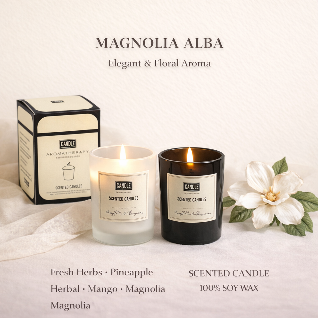 Aromatherapy Scented Candle – Home & Bedroom Fragrance