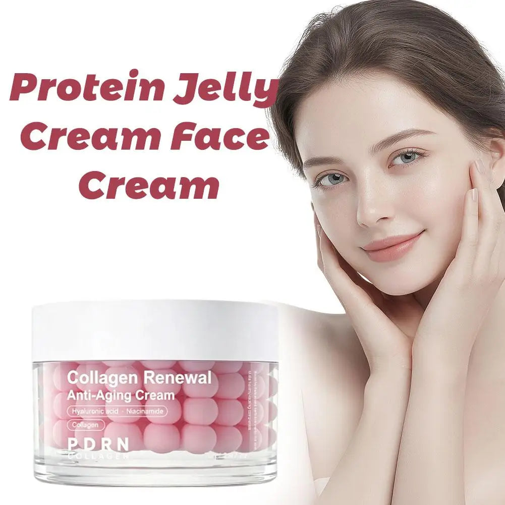 Korean Skin Care PDRN Pink Collagen Capsule Cream Moisturizing Brighten Skin Tone Anti-Wrinkle Repair Skin Barrier for All Skin