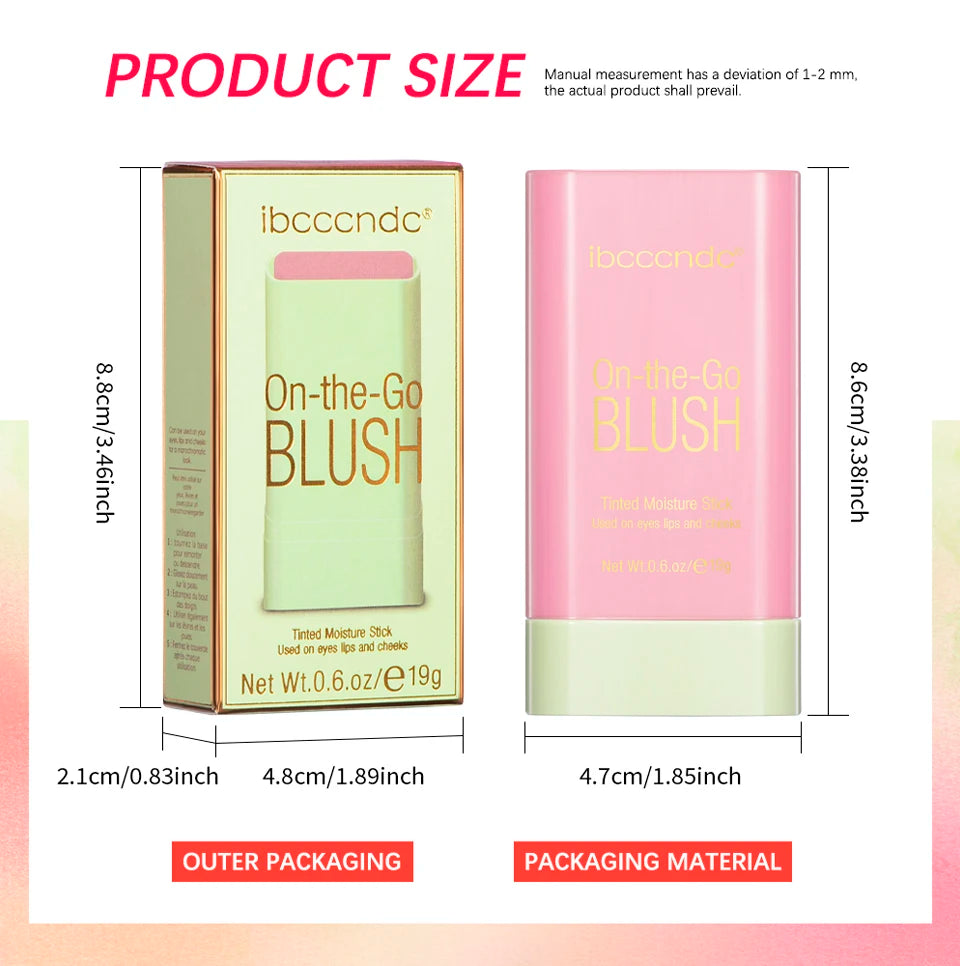 On-The-Glow Blush Stick | Creamy Tinted Moisturizing Cheek Color | Buildable & Long-Lasting