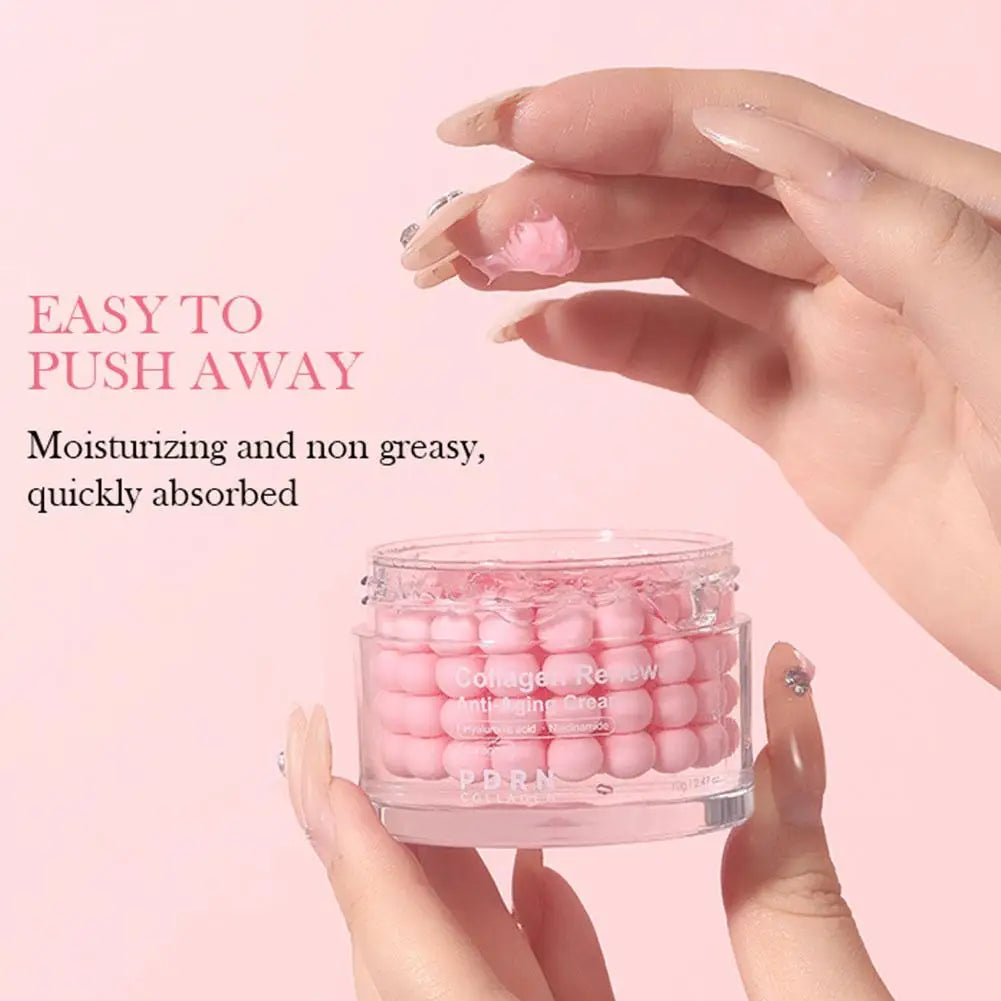 Korean Skin Care PDRN Pink Collagen Capsule Cream Moisturizing Brighten Skin Tone Anti-Wrinkle Repair Skin Barrier for All Skin