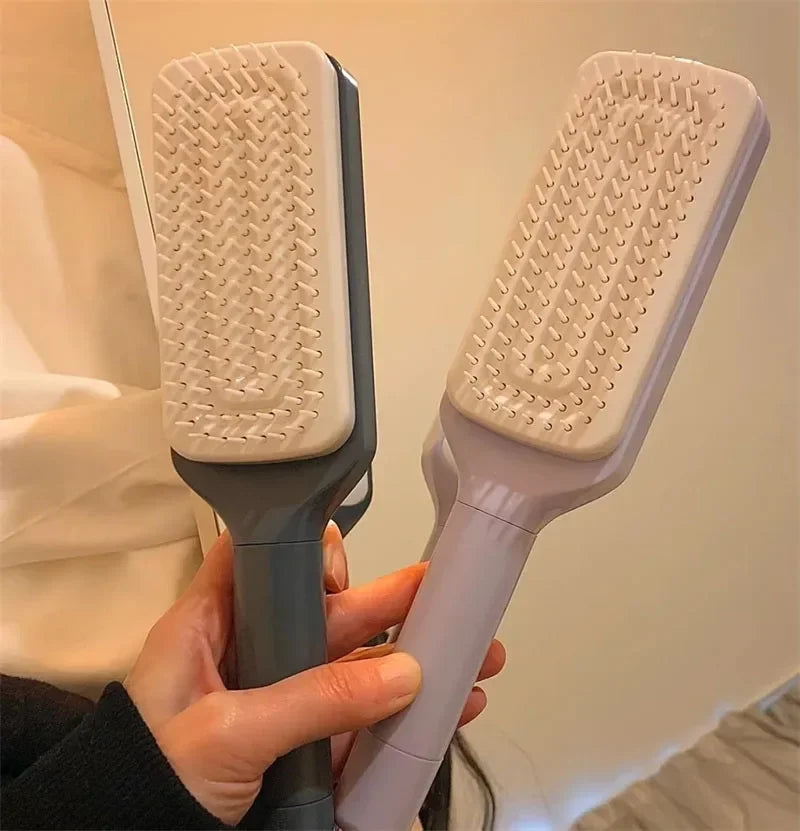EasyClean™ Self-Cleaning Hair Brush — One-Twist Retractable Comb