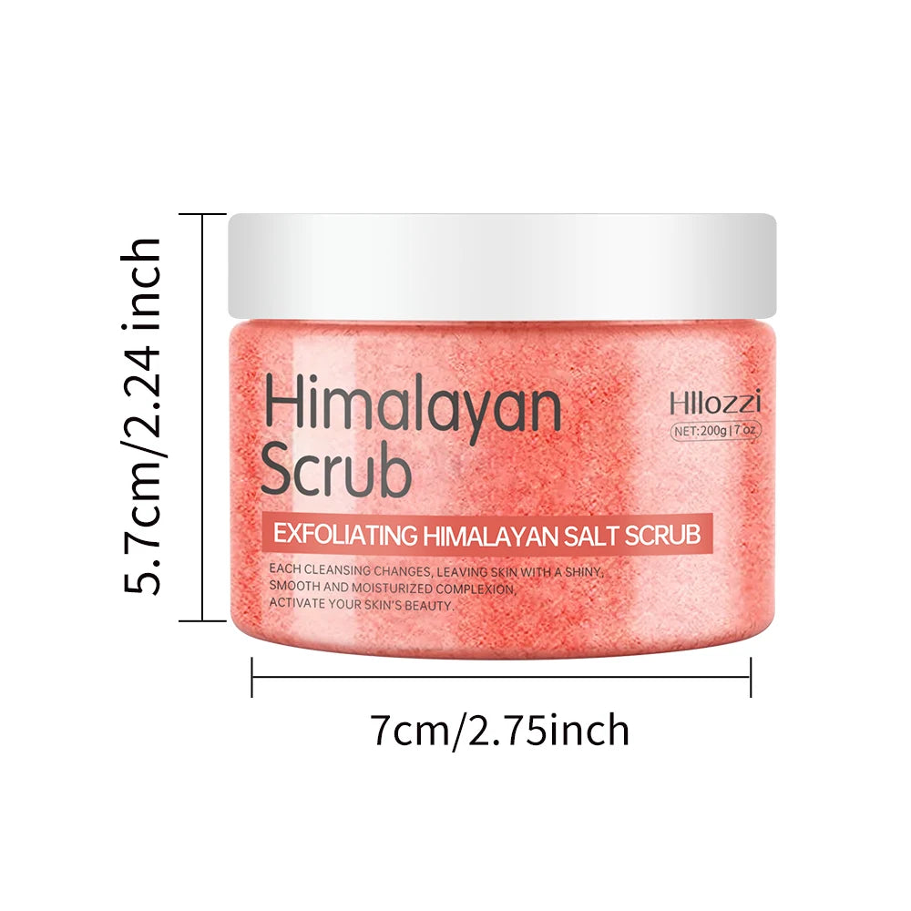Pink Himalayan Salt Body Scrub – Exfoliate, Whiten & Glow 200g