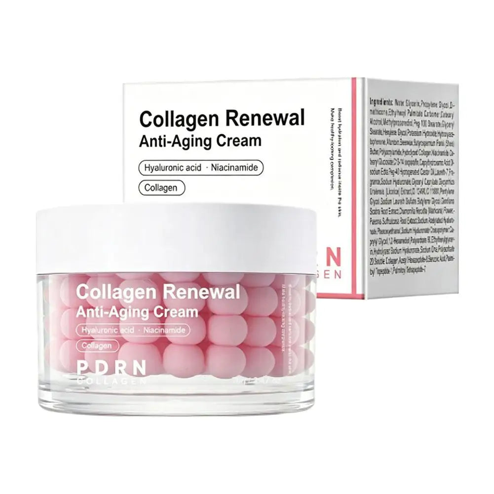 Korean Skin Care PDRN Pink Collagen Capsule Cream Moisturizing Brighten Skin Tone Anti-Wrinkle Repair Skin Barrier for All Skin