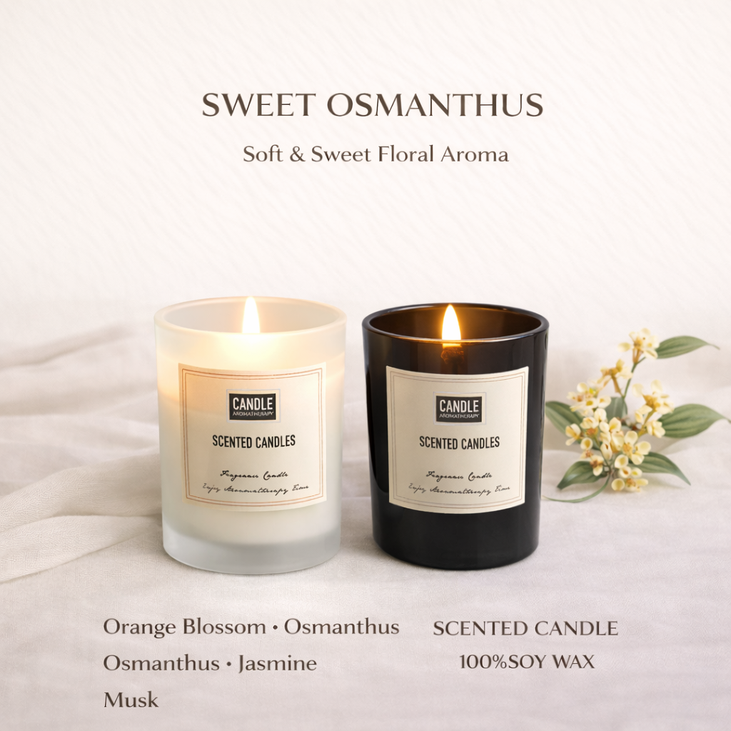 Aromatherapy Scented Candle – Home & Bedroom Fragrance