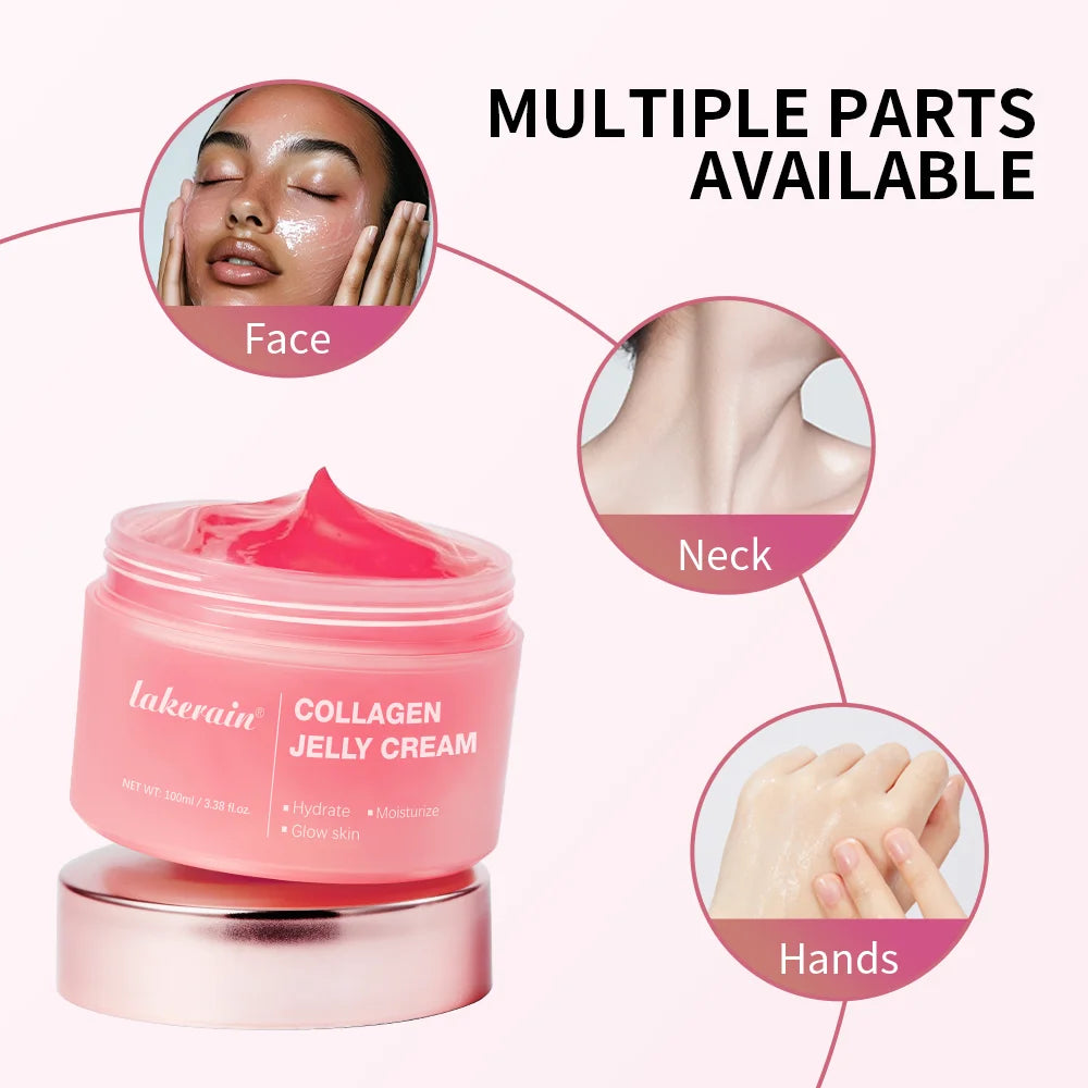 Lakerain Collagen Jelly Cream — Luxury Collagen Glow Moisturizer 100ml