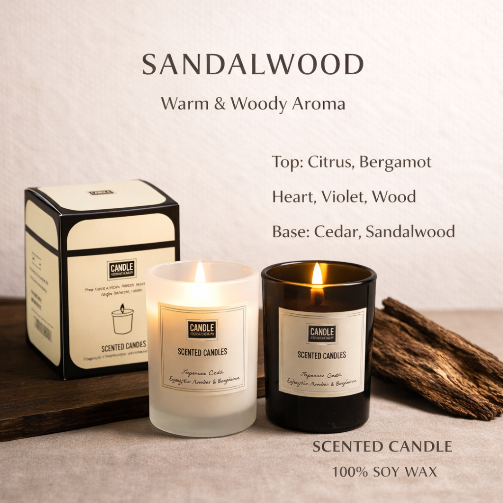 Aromatherapy Scented Candle – Home & Bedroom Fragrance