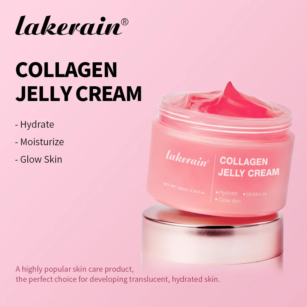 Lakerain Collagen Jelly Cream — Luxury Collagen Glow Moisturizer 100ml