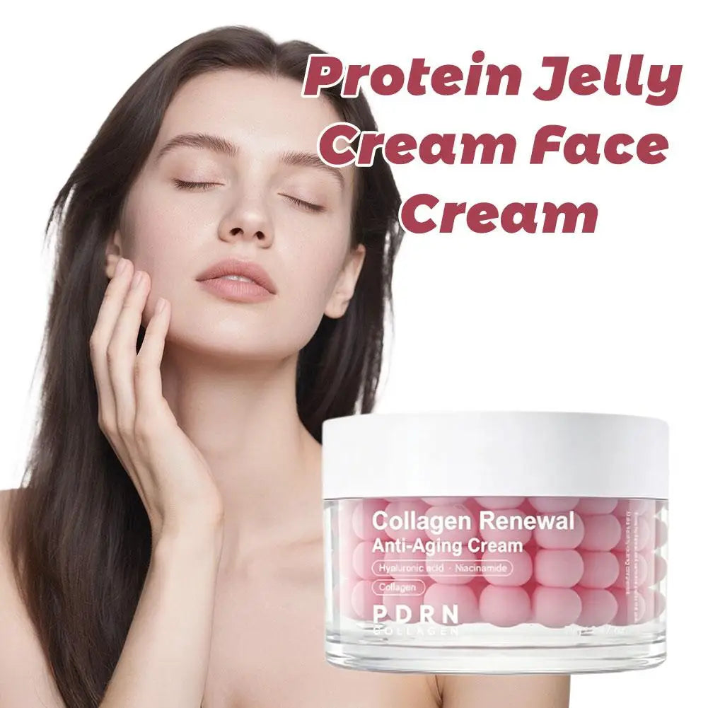 Korean Skin Care PDRN Pink Collagen Capsule Cream Moisturizing Brighten Skin Tone Anti-Wrinkle Repair Skin Barrier for All Skin