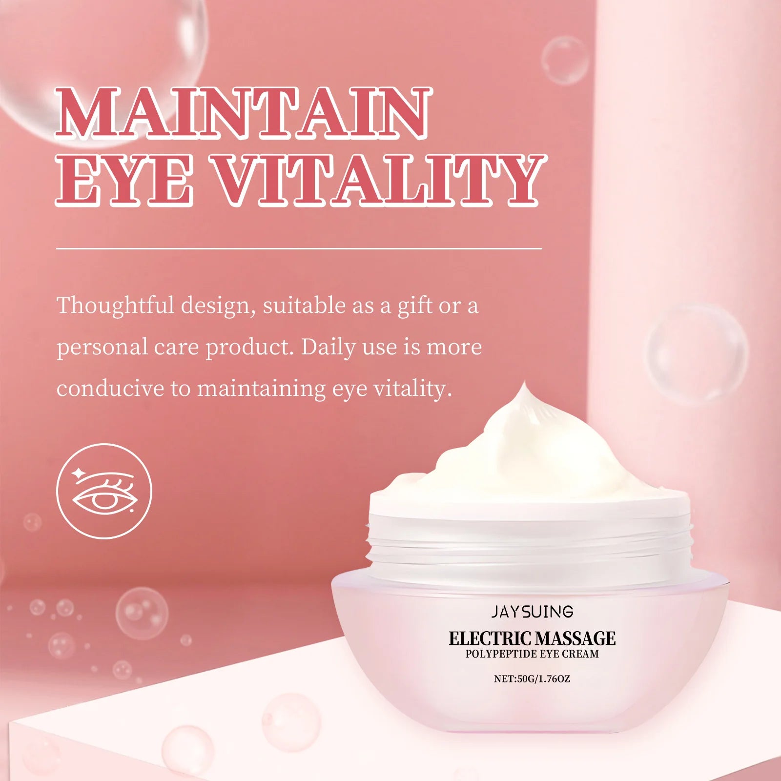 Jaysuing Electric Eye Cream — Bright Eyes & Anti-Puffiness 50g
