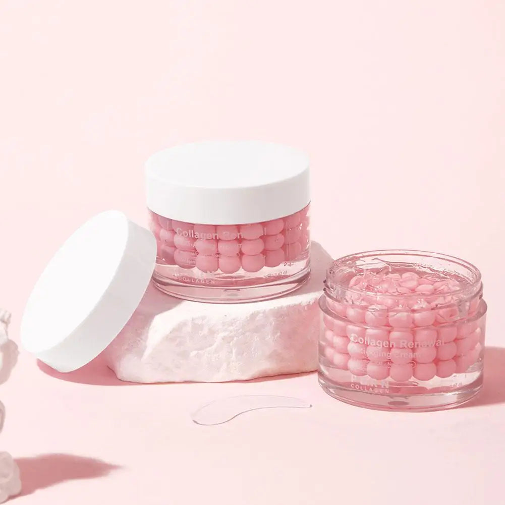 Korean Skin Care PDRN Pink Collagen Capsule Cream Moisturizing Brighten Skin Tone Anti-Wrinkle Repair Skin Barrier for All Skin