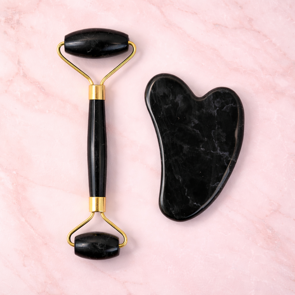 Face Roller & Gua Sha — Skin Sculpting Set