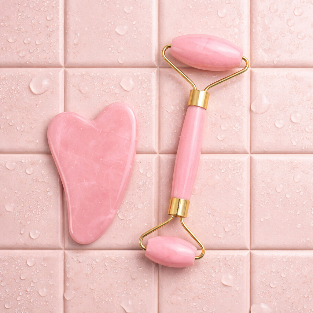 Face Roller & Gua Sha — Skin Sculpting Set
